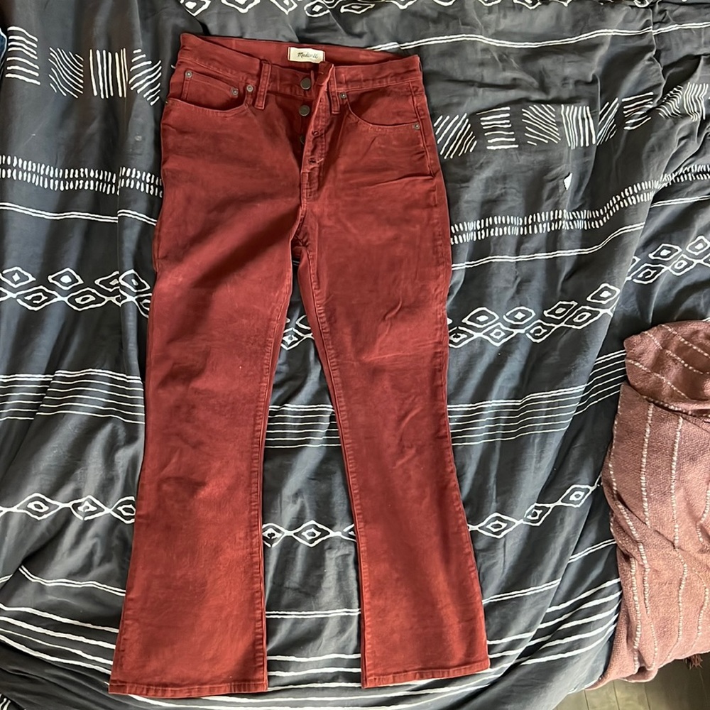 Madewell Cali Demi-Boot corduroy pants